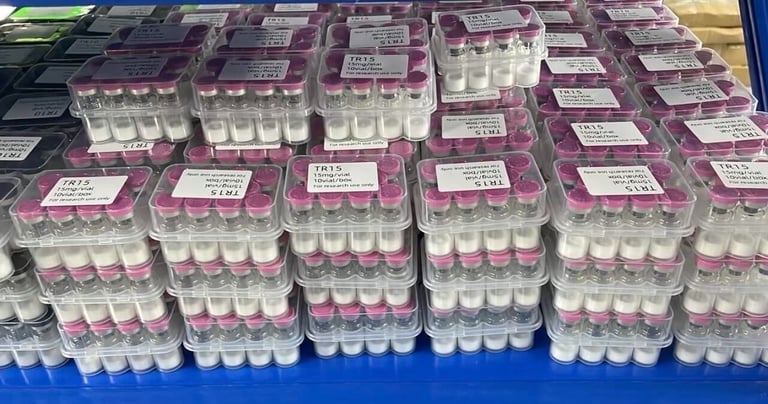 GLOW peptide blend purity certification