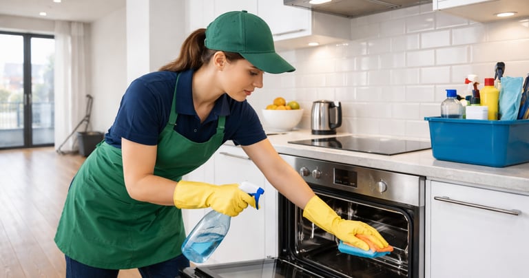 professional cleaning empty apartment London