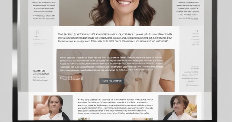 picture of email newsletter for osteopath