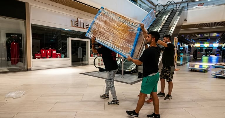 Antalya ambalajlı nakliyat ve parça eşya taşıma ile beyaz eşyaların özenle paketlenip taşınması.