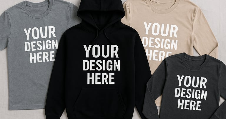 Custom printed t-shirt by Village Customs with bold, high-quality DTF design on soft, durable fabric