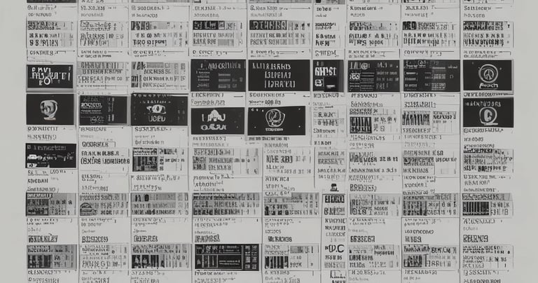 A collection of audio samples on a computer screen.