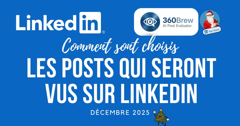 Newsletter qui explique comment sont choisis les posts qui seront vus sur LinkedIn