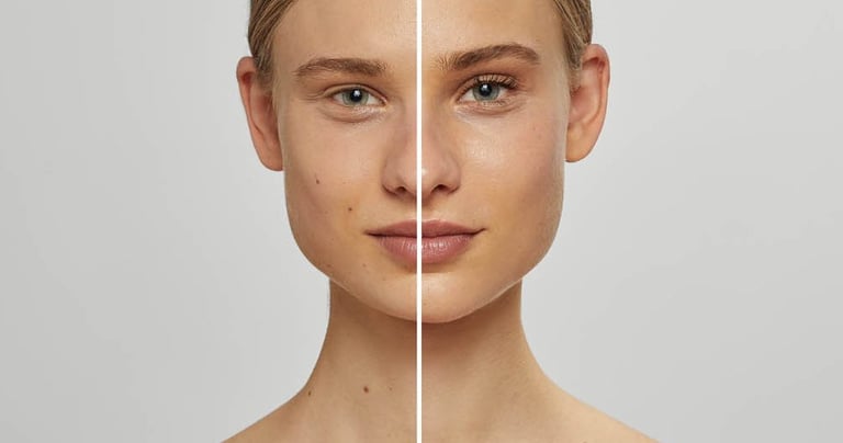 combinal eyebrow and eyelash tinting