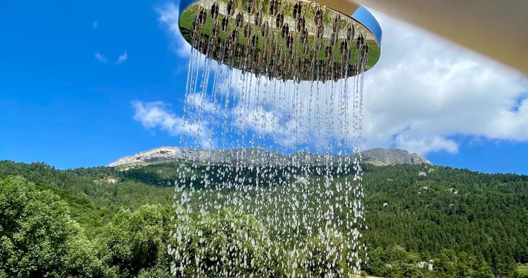 douche spa face Céüse