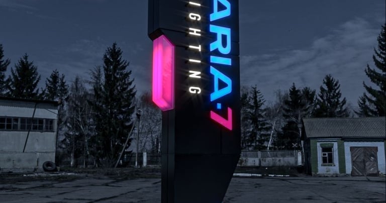 a man standing in front of a sign that says darka