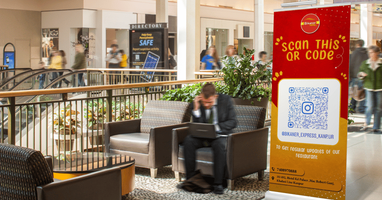 High-resolution print ready flex standee design by The Gravids creative agency