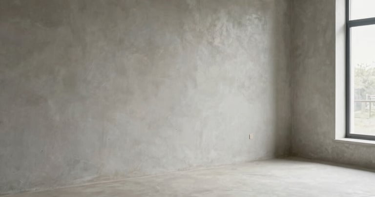gray concrete wall inside building