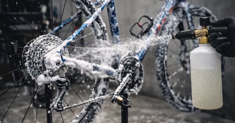 Lavado de bicicletas