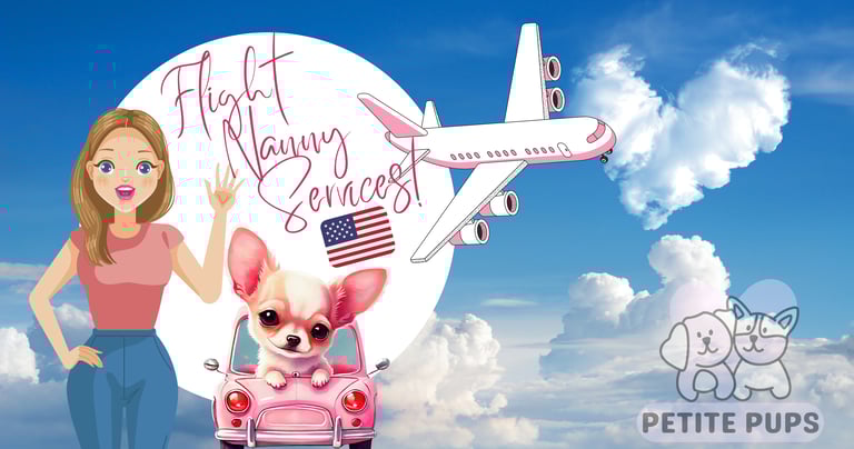 Petite Pups - Flight Nanny Delivery Service - PetitePups.com