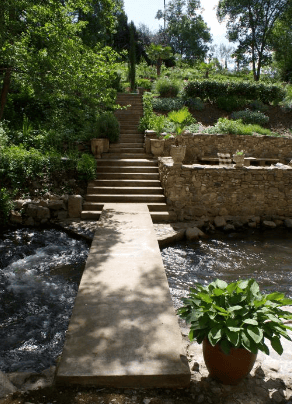 Jardin de la Manufacture Royale - Montolieu - Sud de la france