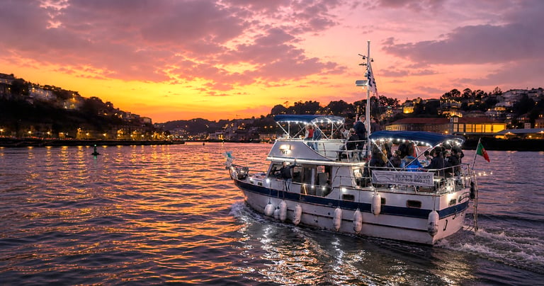Porto-Group-Boat-Cruise-Sunset