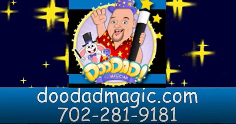 Doodad the Funny Las Vegas Kids Magician Promo Video