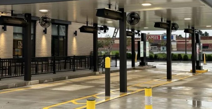 drive thru concrete pressure cleaning