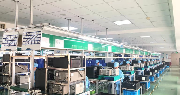 Walkie talkie product line factory tour