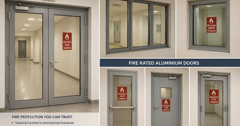 Fire Rated Aluminum Supplier in Qatar