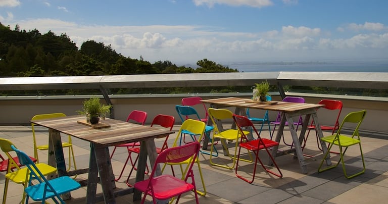 Outside Venue for Hire, Rooftop Terrace in Titirangi Auckland NZ