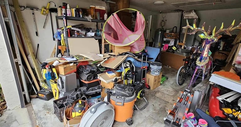 Garage Cleanout by Vero Beach Junk Busters