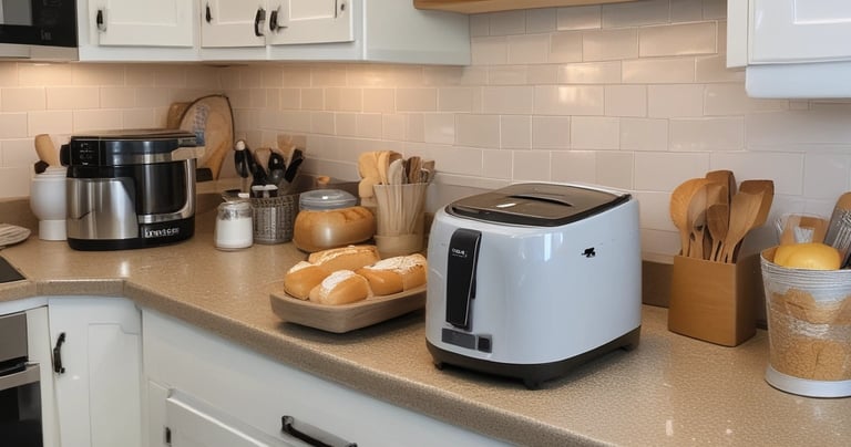 A selection of gently-used home goods including kitchenware and decor items.