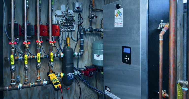 A high efficiency heating system that has been installed and maintained by Northshore HVACR Service