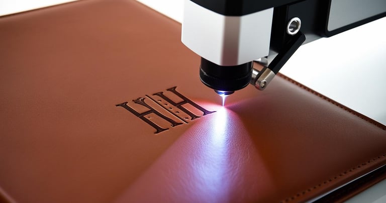 Personalized Leather Padfolio Monogrammed and Engraved