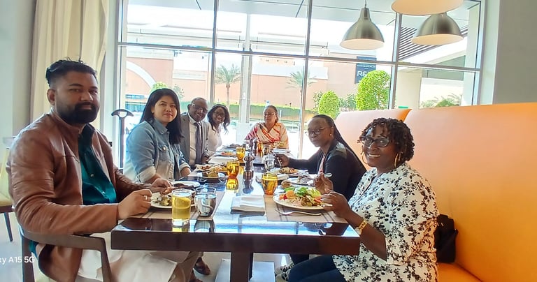 Landi Institute Lunch Break with Training Participants