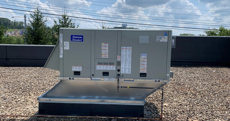 rooftop american standard hvac installation
