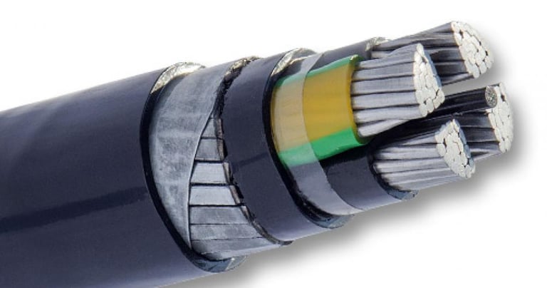 a close up of a close up of a cable cord Kabel Metal Indonesia