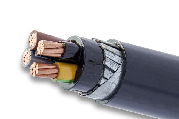 a close up of a close up of a cable with a cable