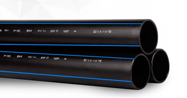 a black pipe pipe pipe HDPE Distributor Pralon