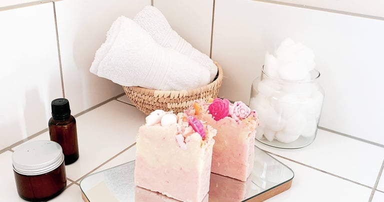 Promotional photo for Dulce Aroma soaps