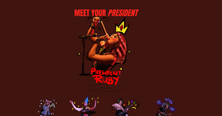 Screenshot of Club Ruby website