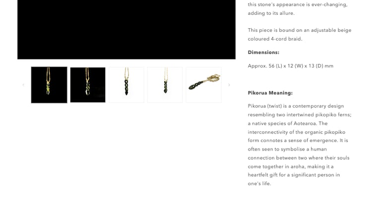 Screenshot of Oronegro Website