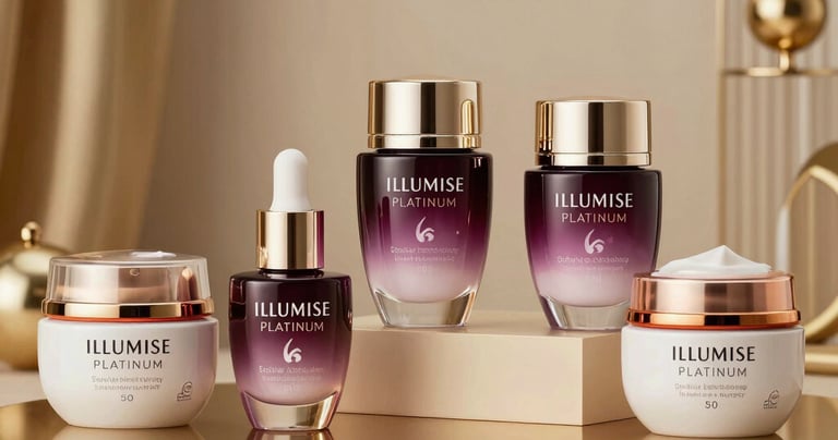 Sophisticated eye contour cream placed beside delicate white petals.