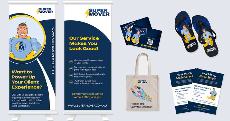 Super Mover Event Marketing Collateral