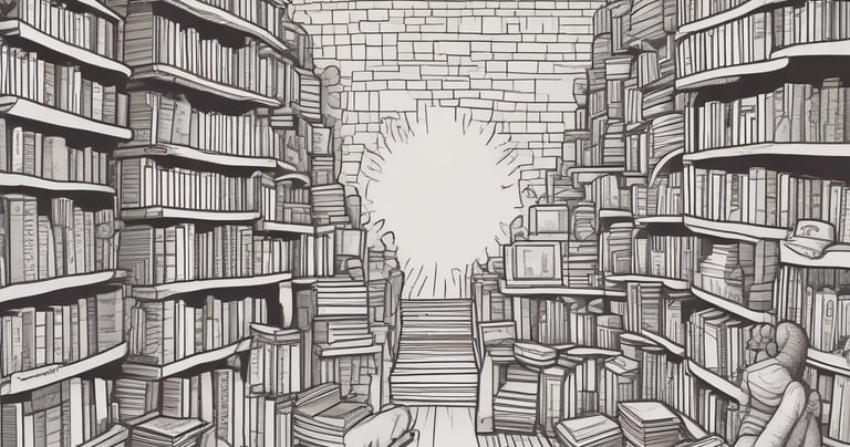 An open e-reader displaying a thrilling mystery novel with dark, moody lighting.