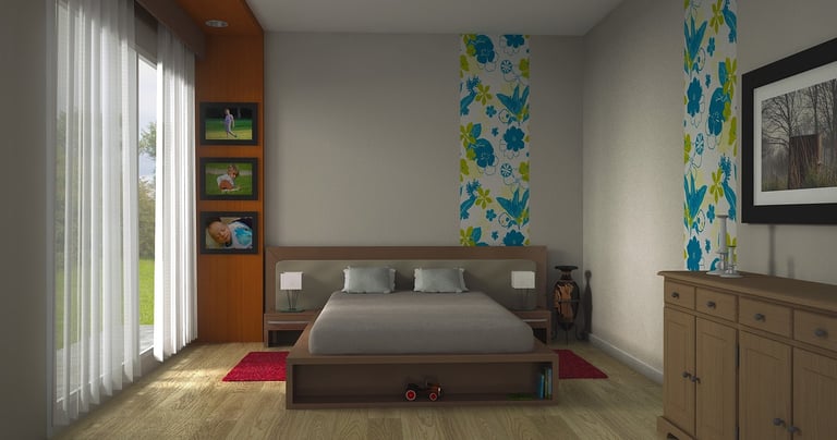 Bedroom flat-pack furniture Assembly