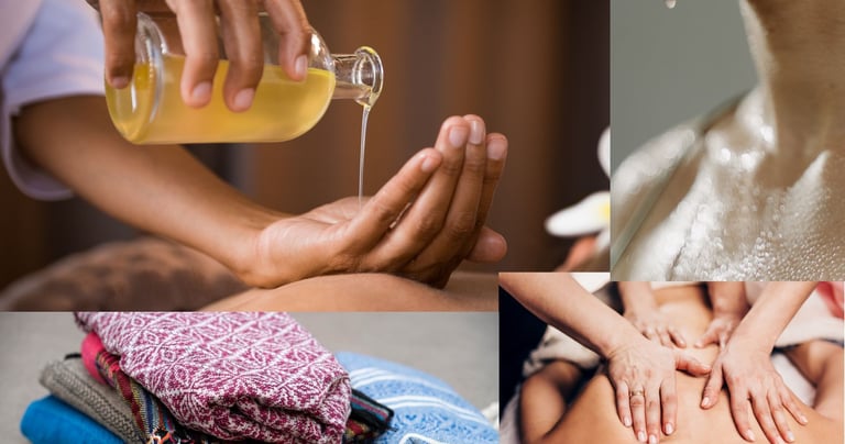 Rituel massage 4 mains corps entier des pieds à la tête, sudation, rebozo