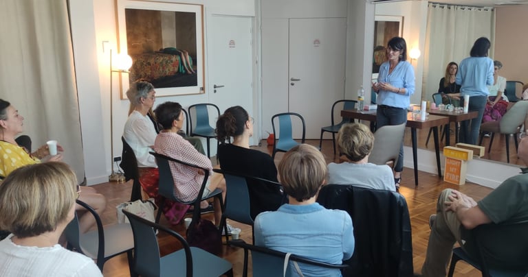 atelier conférence laetitia dauplet groupe phobie salle enseignement EFT médecine douce alternative
