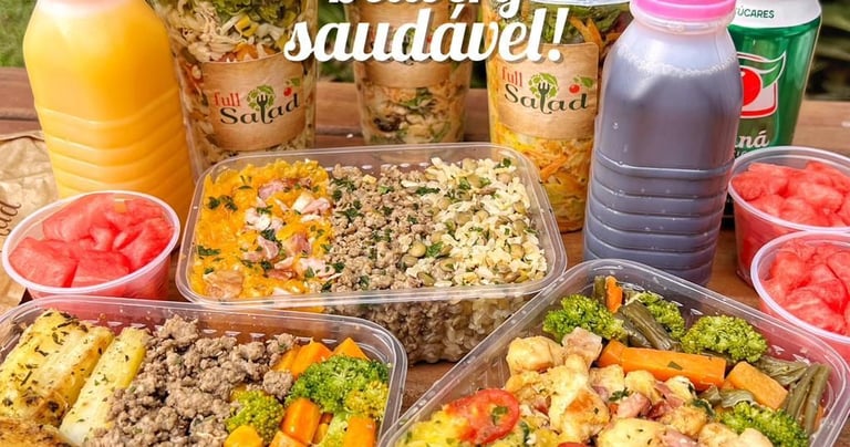 Full Salad Brasil- Comida de verdade, 100% natural, saudável e fresca. Feita na hora com entrega rápida!