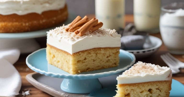 A vibrant orange Jarritos soda bottle, a tall float with whipped cream topped with colorful sprinkles, and a blue container of Mexican vanilla ice cream on a countertop decorated with scattered rainbow sprinkles. A geometric white and gray pattern serves as the background.