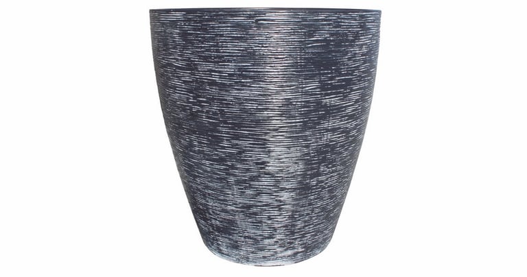 pot évasé lisse béton