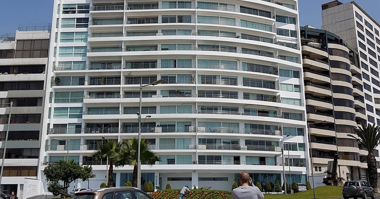 High end Units with panoramic sea views