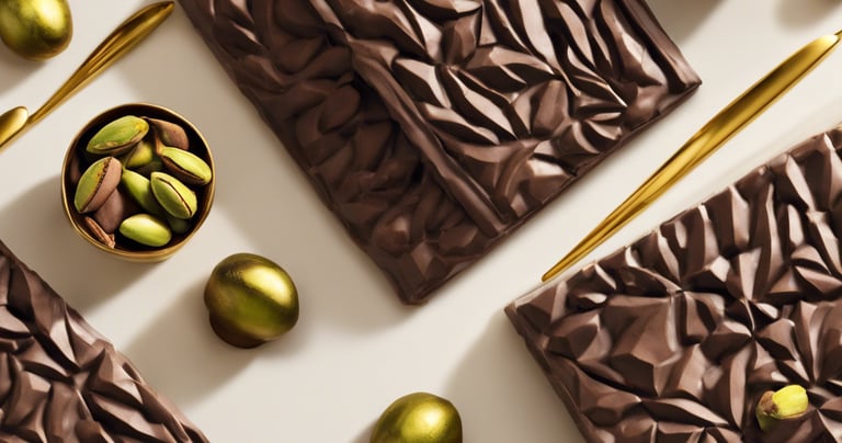 a chocolate cake decorated with chocolate candies and marshmallows