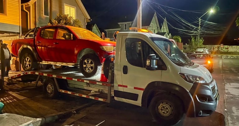 Grúa en Valparaíso disponible 24 horas para rescate vehicular urgente