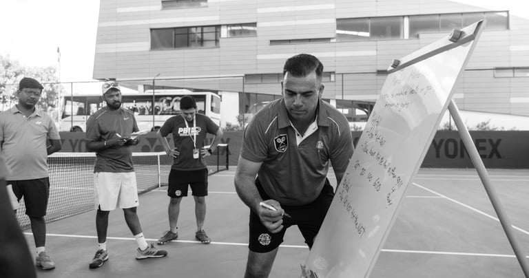 Cesar Performance Coach at GPTCA seminar where he is training coaches