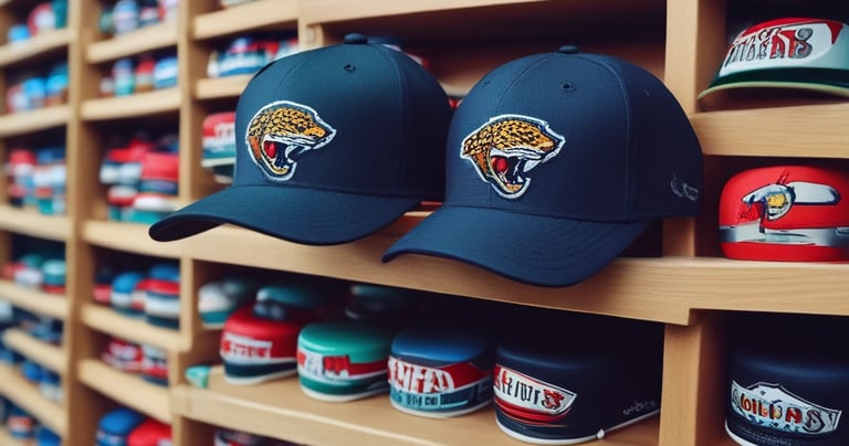 A collection of various athletic apparel and accessories laid out, including sports bras, tops, headbands, and tags. The items are in different colors and patterns, such as pastel pink, blue, and floral designs. A black jacket and several pieces still have brand tags attached.