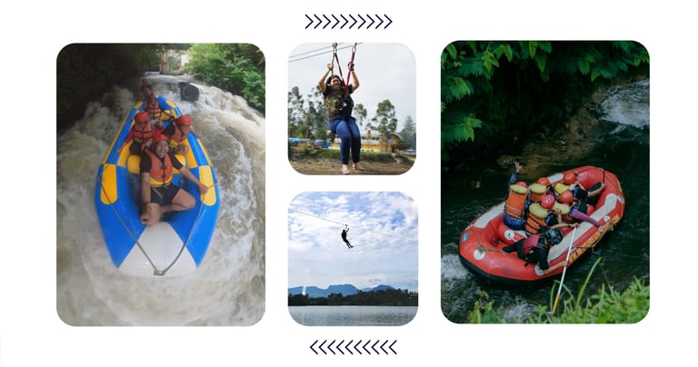 Rafting di Sungai Palayangan dilanjutkan flying fox dengan pemandangan alam Pangalengan