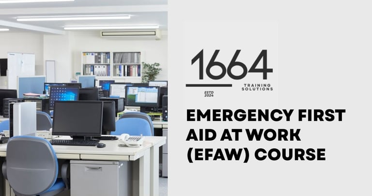 Social share image for Emergency First Aid at Work (EFAW) Course