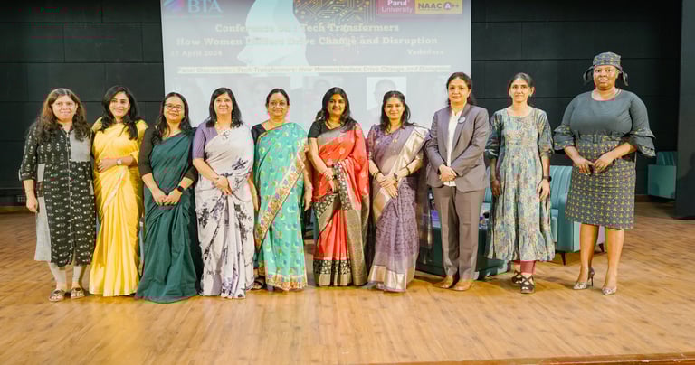 BTA conference - Tech Transformers April 2024 as PMI Gujarat Chapter Women Representative